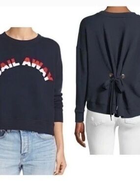 Joie Navy Pullover Sweatshirt
